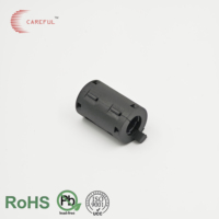 Núcleo de ferrita de sujeción rápida para fábrica, anillo magnético de ferrita con filtro EMC anti-interferencia EMI para cable electrónico, DI 11mm