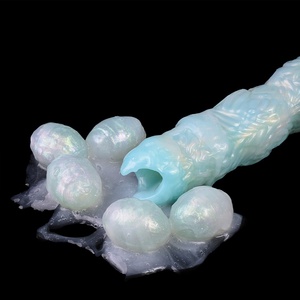 Juguetes Anales con Forma de Nudo Canino, Dildo Inflable Hueco con Forma de Animal, Juguetes Sexuales con Forma de Huevo para Hombres y Mujeres - Product Image 1