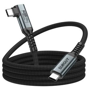 Eco Friendly SUNGUY 100W 5A Type-C USB <b>Cable</b> with Aluminum Core 3-Year Warranty for Phone Laptop Fast Charging - Product Image 6