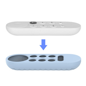 Funda de silicona protectora para control remoto <span class=keywords><strong>Chromecast</strong></span> con <span class=keywords><strong>Google</strong></span> TV <span class=keywords><strong>2020</strong></span>, funda protectora duradera a prueba de golpes - Product Image 3