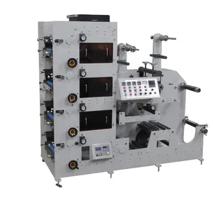 Roll Drukmachine Flexodruk Machine Thermisch Papier Boekdruk 2/4/6 Kleur Plc En Touch Screen Overdracht Inkt Snel ce