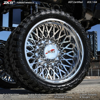 Jantes ZKR en alliage d'aluminium forgé à profil profond 26 pouces 8x210 10x285.75 10x225 6x139.7 pour Silverado 3500HD pour 4500/5500 pour F-450