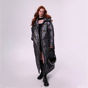 <span class=keywords><strong>Doudoune</strong></span> d'Hiver pour <span class=keywords><strong>Femme</strong></span> de Haute Qualité – Direct Usine Personnalisable (Logo/Marque OEM), <span class=keywords><strong>Longue</strong></span> Épaisse à Capuche Coupe Ample - Product Image 1