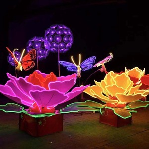 Luz LED Dinámica con Forma de Flor de Peonía, IP65 Impermeable, Decoración Floral para Exteriores, Paisajismo y Festivales - Product Image 1