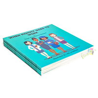 Impresión personalizada de un libro de tablero de actividades ocupado para el bebé y la versión de papel de arte preescolar Edición ocupada