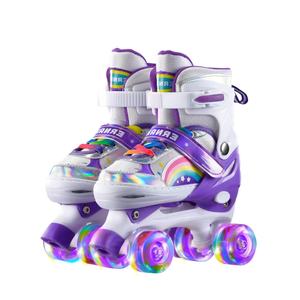 Patins à roulettes Chaussures pour enfants Meilleures ventes Taille réglable avec 4 <span class=keywords><strong>roues</strong></span> clignotantes Patin à roulettes pour enfants pour le sport - Product Image 1