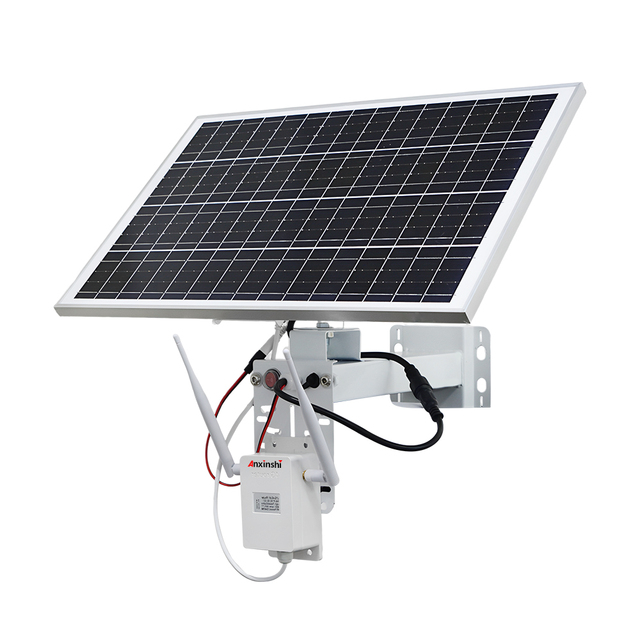 Anxinshi 4G Solar Panel Router 30W Solar Panel 4G Router with Battery IP66 Waterproof Outdoor Wireless Router Super Signal