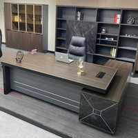 2023 Gestionnaire de mobilier de bureau Bureau Smart Office Computer luxe Executive Office Director Desk