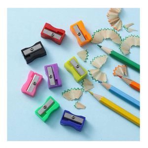 Sacapuntas Manual de Plástico, Mini, Portátil, Colorido, para Niños, Orificio Estándar de 8mm, Tipo Mecánico - Product Image 4