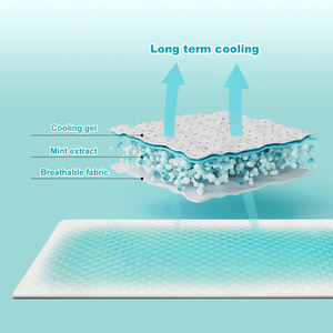 OEM CE認証済み ハイドロゲルミントアイスシート入り 赤ちゃん用冷却パッチ 発熱・痛み緩和用 12x5cm - Product Image 3