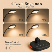 Lampe de table LED rechargeable sans fil, design moderne, pour restaurant, hôtel de luxe, portable, tactile.