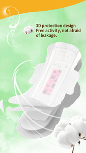 Serviettes hygiéniques en coton biologique naturel, haute absorption, respirantes, pour le jour et la nuit, pour l'hygiène féminine, vente en gros - Product Image 2
