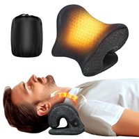 Relaxant pour le cou et les épaules avec taie d'oreiller de thérapie magnétique TMJ soulagement de la douleur civière de cou oreiller de cou dispositif de traction cervicale