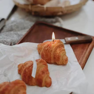 Vela Aromática de Cera de Soya con Forma de Croissant, Decoración Original para el Hogar, Regalo para Invitados - Product Image 6