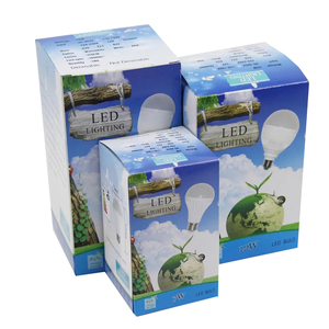 Bán buôn có thể tái chế Màu sắc cứng nhắc in tiết kiệm năng lượng dẫn ánh sáng bóng đèn Hộp Thẻ Bóng đèn bao bì hộp - Product Image 1