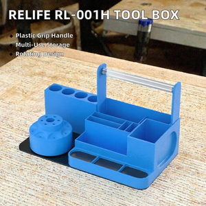 Relife RL-001H Organizador Giratorio Multifuncional para Reparación de Componentes Electrónicos de Plástico DIY OEM ODM OBM, Almacenamiento/Herramienta con Ajuste de Altura y Distancia - Product Image 2