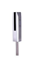 Pince à verre moderne en acier inoxydable pour balustrades de balcon et rampes d'escalier intérieures, résistante à la corrosion, avec embouts de fixation pour verre, pour installation sans cadre (DIY)