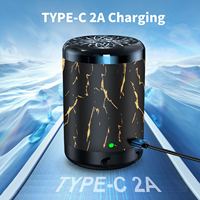 Diffuseur d'arômes électrique portable de luxe arabe des Émirats arabes unis, mini brûleur d'encens USB pour voiture avec lumières LED