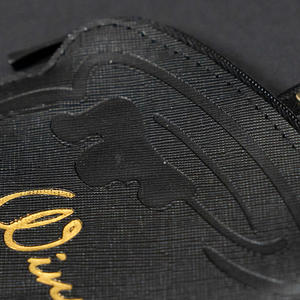 Sac fourre-tout à provisions en polyester noir pur, pliable et décontracté avec logo du fabricant - Product Image 3