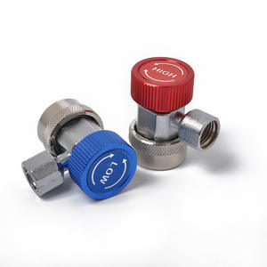 Conector de Carga de Refrigerante Changqiang A0667 de Cobre para Aire Acondicionado Automotriz de Alta y Baja Presión - Product Image 1