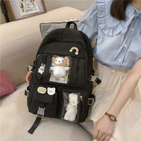 Tas Ransel Kawaii Tas Ransel Lucu untuk Remaja Perempuan Anak Sekolah Tas Buku Tas Ransel Perjalanan Kapasitas Besar Tas Sekolah Kanvas Estetis