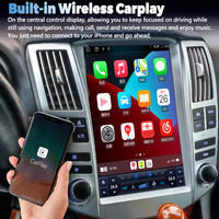 Autoradio Android 12.1 pouces Navigation GPS pour Lexus RX RX300 RX330 RX350 2005 Stéréo pour Toyota Harrier Lecteur vidéo multimédia