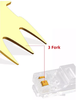 OEM FTP 8p4c RJ45 CAT5E prise blindée cuivre Cat5e 1m rond PVC connecteur femelle câble plaqué or
