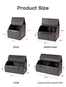 Çok amaçlı katlanabilir araba gövde organizatör araba saklama kutusu kutusu taşıyıcı <span class=keywords><strong>Caddy</strong></span> kamp piknik ev garaj araba gövde depolama - Product Image 6