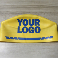 Gorros de Natación de Silicona 3D para Reducir la Resistencia al Agua, Gorro de Natación Personalizado para Adultos y Niños