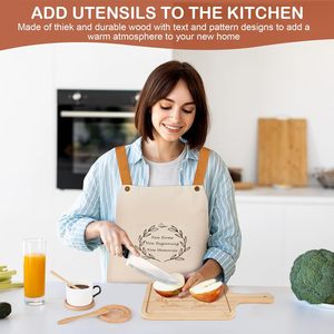 Regalos de calentamiento de casa con logotipo <span class=keywords><strong>personalizado</strong></span>, nuevo juego de regalo de cocina para el hogar con tabla de cortar, vela perfumada, cesta de regalo para parejas - Product Image 5