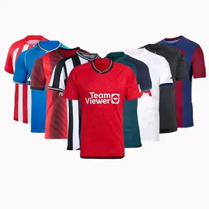 Ensemble de maillots de football par sublimation Kit d'uniformes de football à séchage rapide T-shirt 100% polyester Maillot de football de club