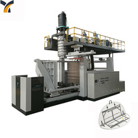Machine de moulage par extrusion-soufflage de plastique à réponse rapide pour la production de bureaux et de chaises en PEHD de 1,3 x 1,3 m