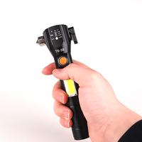 Lampe torche tactique étanche IP65, corps en alliage d'aluminium, batterie rechargeable 18650, 1000 lumens, zoom LED, sécurité d'urgence