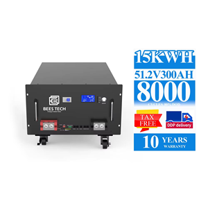 51.2V 300AH Lifepo4 배터리 태양 전지 팩 10000 사이클 16KWH 15KWH 10KWH 가정 에너지 저장 48V 리튬 이온 - Product Image 2