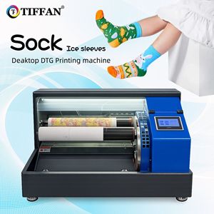 Machine d'impression numérique automatique de chaussettes pour les petites entreprises, machine d'impression textile à jet d'encre à 360 degrés - Product Image 1