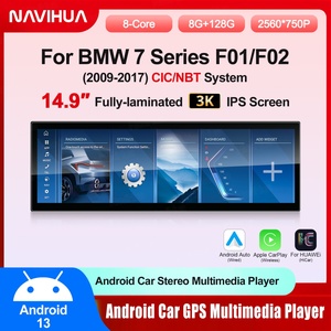 Navihua 14.9" 2K Touch Screen Multimedia Android Car Radio Auto Head Unit Monitor for BMW 7 Series F01 F02 NBT EVO 2009-2017 - Product Image 4