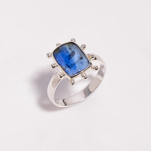 Anillo antiguo de Plata de Ley 925 a la moda, piedra preciosa Natural hecha a mano, joyería de rutilo dorado, suministro único de exportador personalizado para fiesta - Product Image 6