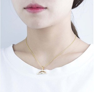Go Party – collier pendentif queue de baleine en acier inoxydable, chaîne en cuivre, queue de <span class=keywords><strong>sirène</strong></span>, queue de dauphin, breloque, colliers ras du cou pour femmes - Product Image 2