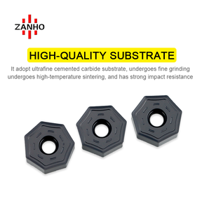 Xnmu hiệu suất cao PVD tráng cacbua phay thức ăn cao chèn zanho OEM tùy chỉnh hai mặt 14 Edges-XNMU090612 cắt - Product Image 3