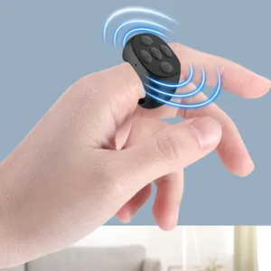 Çok fonksiyonlu sayfa Turner uzaktan halka Tiktok için taşınabilir Mini Bluetooth kablosuz Bluetooth uzaktan kumanda halkası