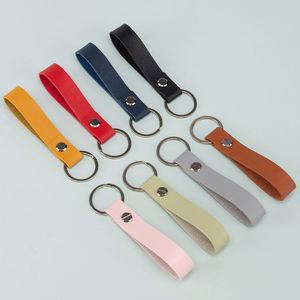 Custom Logo Promotion Fashion Business Gift <b>Leather</b> <b>Key</b> <b>Chain</b> Car <b>Key</b> Strap Waist Wallet KeyChains Keyrings PU <b>Leather</b> Keychain - Product Image 3