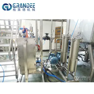 Small Medium Fresh Milk Pasteurizer And Homogenizer Double Filter Equipment Price