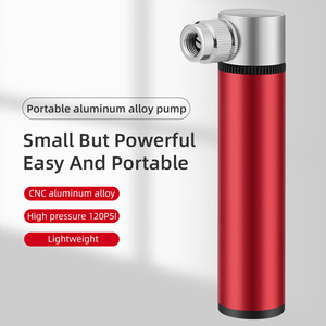 Pompe à vélo portable Yueli, mini, légère, en alliage, avec tuyau externe et aiguille à bille pour vélo de route et VTT - Product Image 3