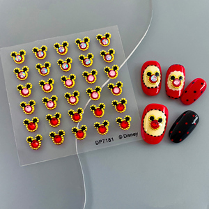 Pierres précieuses pour ongles Disney <span class=keywords><strong>Mickey</strong></span> Pearl & Bow-Pierres de strass écologiques non toxiques pour manucure française, décor plaqué or pour ongles de salon - Product Image 4