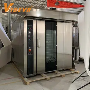 VIGEVR professional bakery equipment rotary baking oven 16 trays 32 trays 64 trays commercial electric gas chicken rotating oven