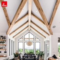 Ideas de Interiores para Villas Modernas Alland, Vigas de Techo de Madera Sintética para Uso en Exteriores de Centros Comerciales, Tamaño y Color Personalizables, Ecológicas