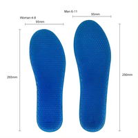 Sol Sepatu Anti Selip Nyaman dengan Bantalan Udara Gel Silikon Reusable Model Sarang Lebah untuk Penyerapan Guncangan