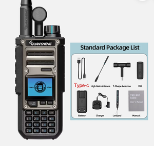Quansheng TK11(8) Walkie Talkie 10W Tri Power SW MW LW AM SSB CB Recibir programación de teléfono Bluetooth inalámbrico NOAA Radio bidireccional - Product Image 5