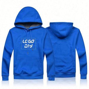 เสื้อฮู้ดดี้ผู้ชายลดราคาสุดคุ้มสำหรับฤดูใบไม้ร่วงและฤดูหนาว แบบยูนิเซ็กส์ สำหรับเล่นกีฬาและกิจกรรมกลางแจ้ง เนื้อผ้าฟลีซอุ่นสบาย สไตล์ลำลอง ลายเรียบ ไม่หดตัว - Product Image 2