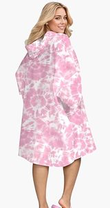 Serviette de plage à capuche multi-usage pour adulte, 100% coton, personnalisée, poncho de surf - Product Image 2